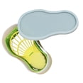 thumbnail image 3 of Juego de herramientas para aguacate 3 en 1, cortador, descorazonador y recipiente para almacenar, utensilio de cocina para el hogar (color aleatorio), 3 of 8
