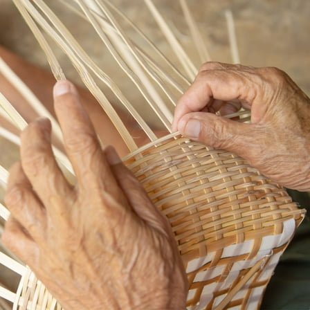 Pawsdot 1 Roll of Craft Making Supply for DIY Lovers Light Brown Weaving Tool