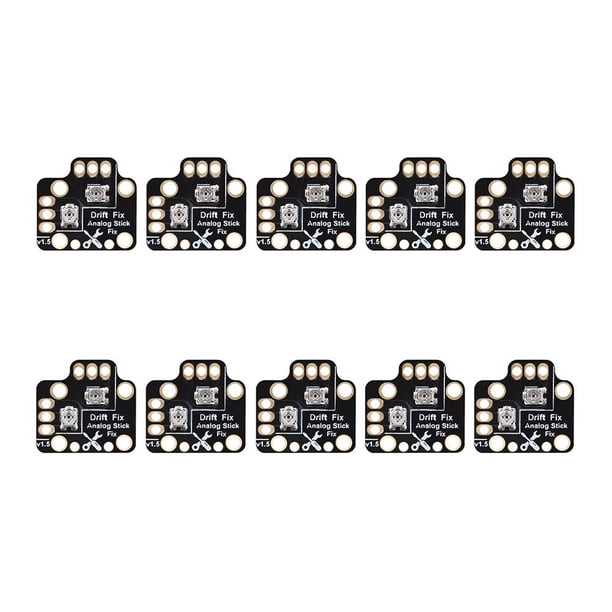 10 Uds controlador analógico Stick Drift Fix Mod para PS4 PS5 Xbox One (negro) Ehuebsd Para estrenar