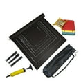 thumbnail image 3 of tredstone Ensemble de Tapis en Rouleau de Feutre, Coussin de Rangement, Planche de Rangement avec Tube Gonflable, Pompe, Sac de Rangement, Plateau, Noir, 1500 Pcs, 3 of 6