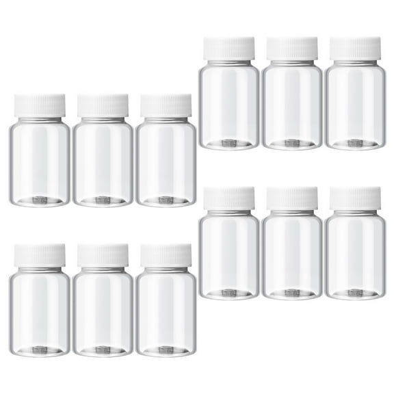 12 Pcs Juice Drink Bottle Refillable (100ml) 12pcs Yogurt Jar Party Gifts Bottles Container Storage Beverage