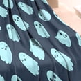 thumbnail image 3 of Halloween Ghost Pattern Blanket,Comfortable Soft Flannel Throw Blanket,All Season,Warm Lightweight Blankets for Sofa Bed Couch Living Room Chair,30"x40", 3 of 4