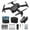 Black, variant on FFENYAN Dual 1080P Camera FPV Drone Remote Control Toy WIFI FPV RC Quadcopter with APP Control Altitude Hold System Headless Mode Follow Me Mode 60° Flip for Kids Adults