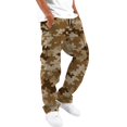 thumbnail image 3 of Men's Cargo Pants with Pockets,Durable Work Pants,Breathable Fabric Relaxed Fit Hiking Joggers Pants, 3 of 6
