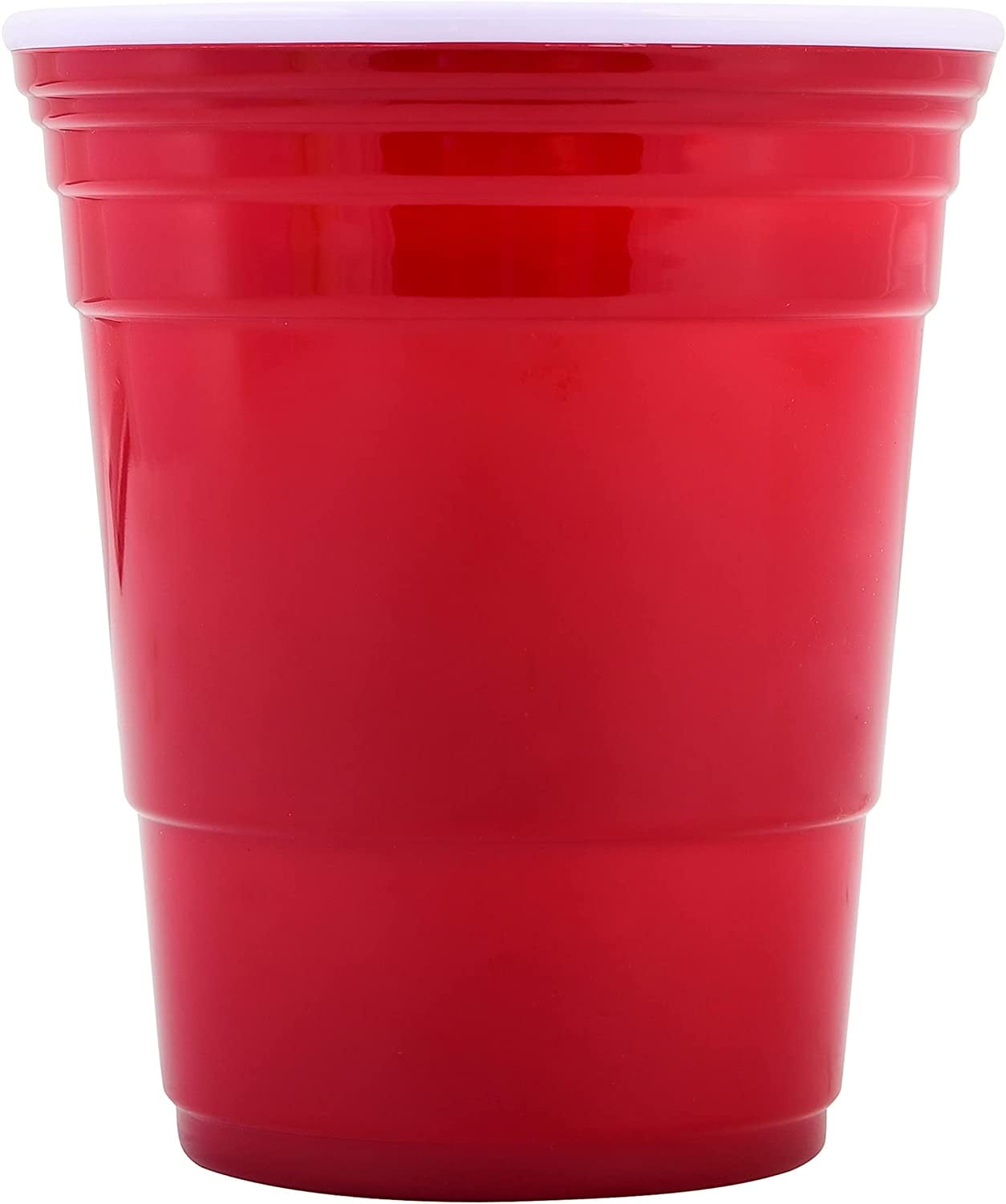 Ruby Red American Plastic Disposable Party Cups 18oz Big Red Cups 240 value 