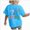 v40-Sky Blue, variant on boobe Girls Short Sleeve T Shirts Summer Crewneck Tee Short Sleeve Tops Casual Cute Blouse 6-12 Months 12-24 Months 2t 3t 4t 5t 6t 7t 8t 9t Children