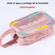 thumbnail image 3 of 3 Pcs Impermeable De Viaje Cosmetiquera Transparente Xtellar Blanco Pu, 3 of 3