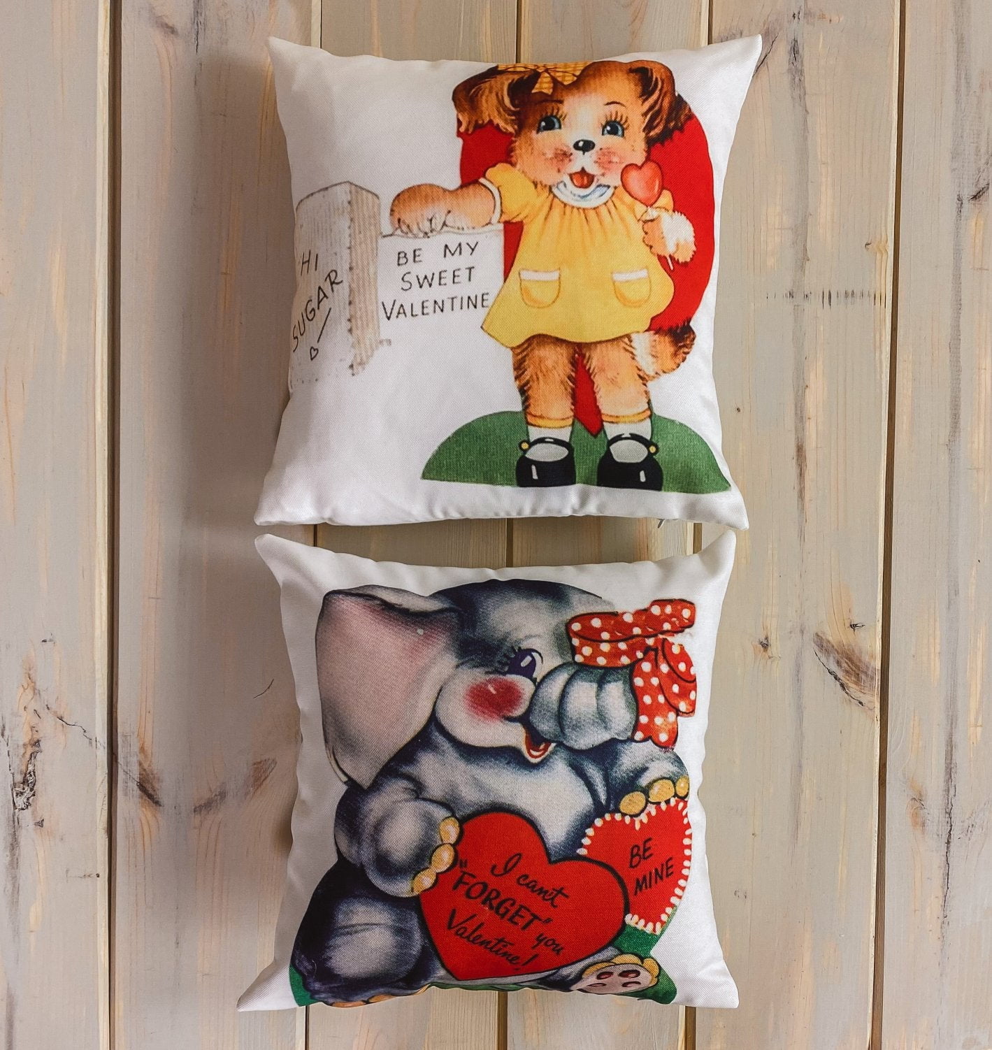 Hi Sugar Be my Vintage Valentines, Pillow Cover, Throw Pillow, Valentines Day Gifts for Her, Valentines Day