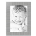 thumbnail image 2 of ArtToFrames 16" x 24" Steel Ripple Brushed Picture Frame, 16x24 inch Silver Wood Poster Frame (WOM-5269),  Pack, 2 of 7