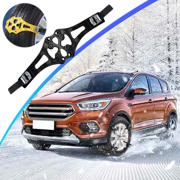 Xihbxyly Cadenas para Nieve de Invierno, de Fácil Instalación, Fabricadas En Tpu de Alta Tecnología, con Clavos de Aleación Resistentes Al Desgaste, Universales para Autos, Camiones y Remolques, con