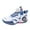 Blue, variant on Youth 2024 New Mesh Children's Basketball Shoes Boys' Rotating Button Sports Shoes Medium And Large Children's Shoes Kids Chose Shoes for Girls Age 10 Tennis Shoes for Toddler Girls And Tennis Shoes