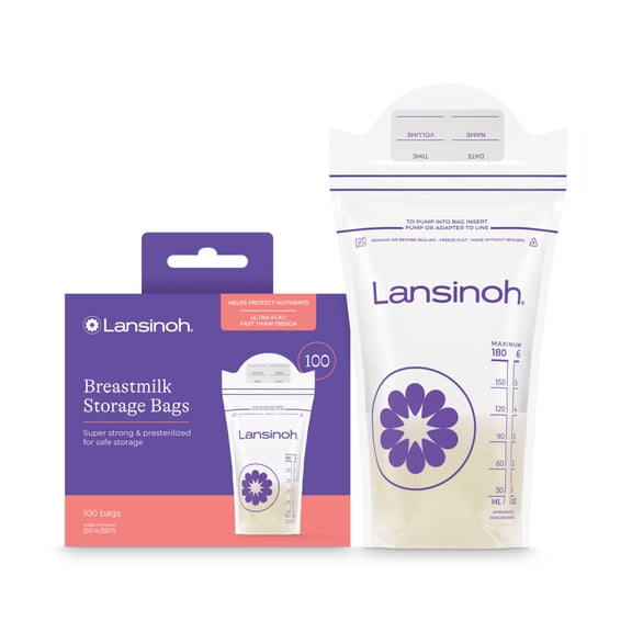 Lansinoh Breast Milk Storage Bags - 6oz/180ml