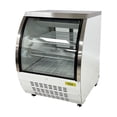 thumbnail image 3 of 36 in. Stainless Steel Small Curved Glass Deli Case 12 Cu.Ft. Meat or Seafood Display Showcase Refrigerator, 3 of 11