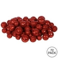 thumbnail image 2 of Vickerman 20MM/25MM/30MM Red Glitter Styrofoam Ball Christmas Ornament, 72 per Bag, 2 of 2