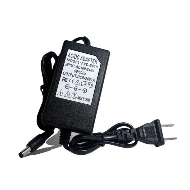 Controlador de velocidad del ventilador de PC, adaptador de corriente ajustable y versátil Blanco negro 24V