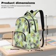 thumbnail image 6 of Jeiento Flowers 17 Inch Backpack Set 4-Piece Lunch Bag Pencil Case Water Bottle Holder Lightweight Large Capacity School Bookbag for Kids Boys Girls Students, Green, 6 of 7