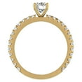 thumbnail image 4 of X Cross Split Shank Round Brilliant Diamond Engagement Ring 1.75 CT TW 14K Gold (H-I,I1), 4 of 8