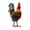 A, variant on Metal Rooster Decoration Rustic Outdoor Roosters Statue Hand-Painted Iron Chicken Garden Sculpture for Easter Yard Lawn Party Farmhouse Decor