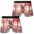 thumbnail image 3 of Happy Valentine’s Day Adorable Mastiff Puppy Holding Heart Balloon All Over Print Boxer Briefs Underwear for Men Dad Mastiffs Dog Lover Gifts Idea - 00030, 3 of 6