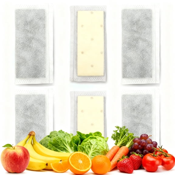 6Pcs Refrigerator Produce Preserver Replacement for PK-2 Produce Keeper Plus Refill, Compatible with Models GRMC2273BF, GRMC2273BD, GRMG2272BF
