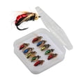 thumbnail image 1 of 10 Uds. de cebo de pesca con mosca, señuelos de pesca con mosca, señuelos de cebo de pesca con anzuelos para trucha, 1 of 9