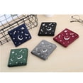 thumbnail image 3 of Women Wallet Velvet Studded Moon Star Card Purse Bifold Wallet Clutch Wallet, 3 of 9