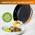 Gotham Steel Pots and Pans Set Stackable Nonstick Copper Cast Cookware