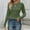Green, variant on Tittly Basic Tees T Shirts for Women Women's Long Sleeve Textured Shirts Fall Crewneck Causal Trendy Knit Tops Womens Long Sleeve Tops Tshirts Shirts Beige L