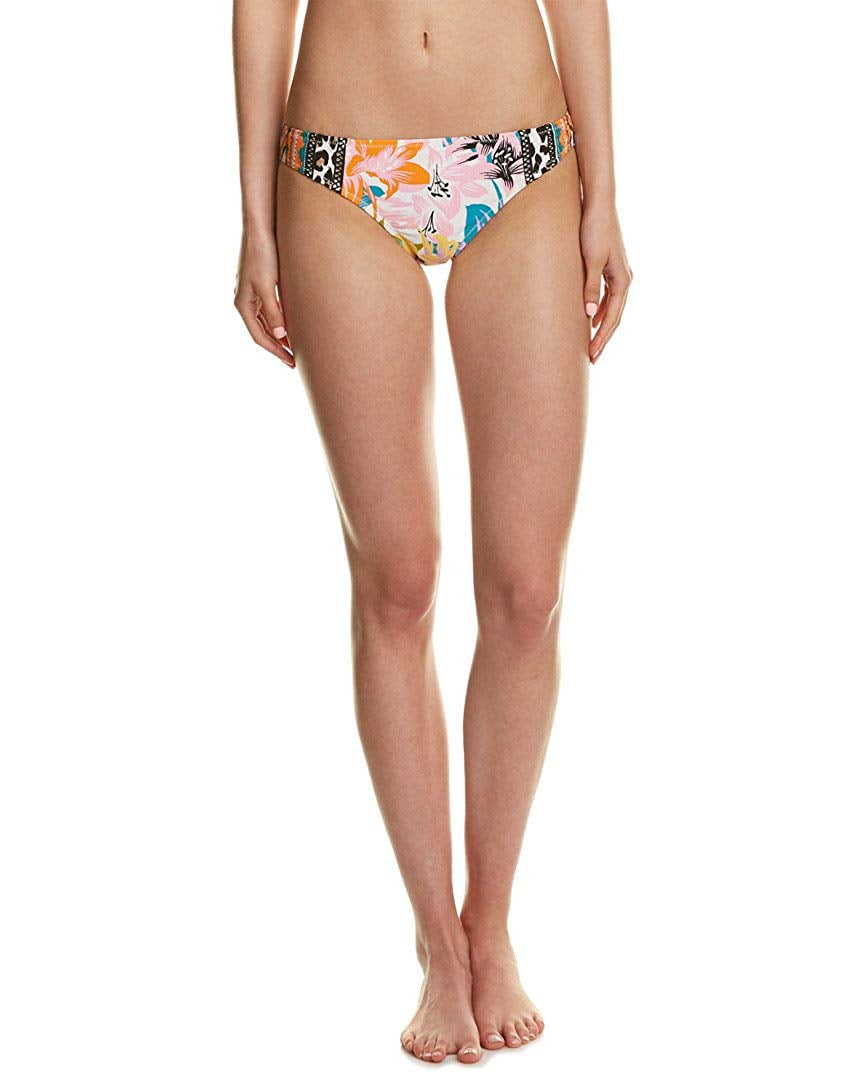 Nanette Lepore Patchwork Siren Women's Floral Print Hipster Bikini Swim Bottom