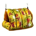 thumbnail image 4 of Winter Warm Bird Nest, Comfortable Hut ,Sleeping Bed Parrot Shed, Hideaway Cave Hanging Tent Hammock for Lovebirds Canaries Parakeets Yellow Medium, 4 of 6