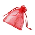 thumbnail image 2 of Fruit Protection Bags M 3.9x5.9in Organza Drawstring Red Insect Barrier Netting Pouches for Orchard Garden Farm Pest Prevention, 2 of 6