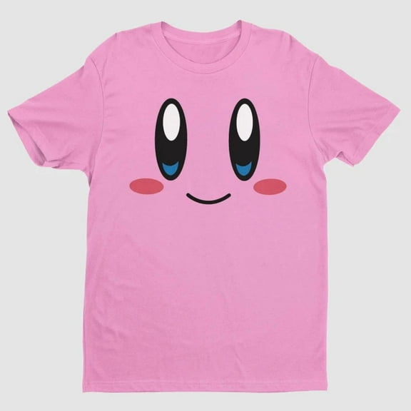 Kiraa Tee With Kirby Face Classic Retro Gaming Unisex S-5Xl T-Shirt | Tee Gifts Birthday Gifts; For Men & Women