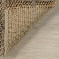 thumbnail image 2 of Rugs USA Penni Checked Jute and Wool Area Rug, 9' 6" x 13' 6", Penni Natural, 2 of 6