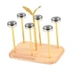 thumbnail image 3 of Escurridor de tazas con base antideslizante, ahorra espacio y organizador para botellas de agua, ideal para mostrador, cafetería, hogar y bar., 3 of 9