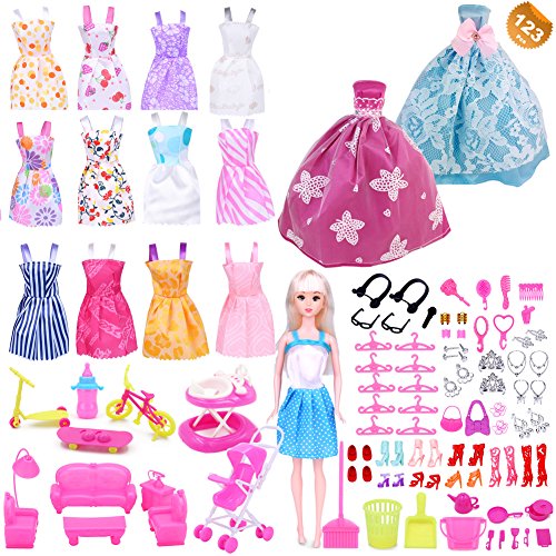 barbie doll style gown