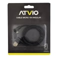 thumbnail image 1 of Cable Micro Angular Atvio Negro 1 m, 1 of 3
