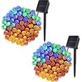thumbnail image 1 of Guirnalda de luces solares para exteriores, paquete de 2, 13 m/42 pies, 100 LED, 8 modos, impermeables, para patio, jardín, valla, césped y árboles., 1 of 5