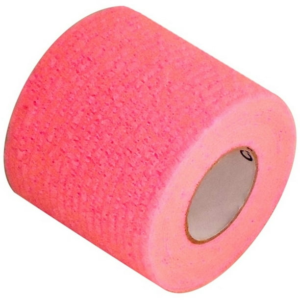 Premium Pink Fluorescent Cohesive Soft Grip Tape 11/2" X 5 Yard