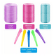 thumbnail image 4 of 48 Pcs Bigudí Del Rodillo Abrazadera Plástica Para Cabello Rosa/Morado/Azul, 4 of 5
