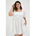 thumbnail image 1 of Vestido de algodón Roman Fashion 1008 Blanco Talla Extra 38, 1 of 7