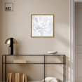 thumbnail image 3 of Off-White Magnolia II Floral Fine Wall Art Canvas Wall Art by Art Remedy, Gold Floater Frame, 21.5" x 21.5", 3 of 7