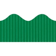 Solid Color Bordette Decorative Borders Emerald Green