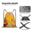 thumbnail image 4 of Fotbe The Chicken Family Bolsa Mochila con Cordón Estampada, Bolsa de Gimnasio Deportiva, Bolsa Cinch, Bolsa con Cordón para Hombres y Mujeres-Small, 4 of 6