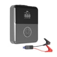 thumbnail image 1 of 12V 800A Peak 12000mAh Car Jump Starter with Air Compressor, 6.0L Gas/3.0L Diesel Engine Compatible, Portable Tire Inflator, LED Flashlight, Power Bank, Intelligent Clamps, Multiple Protections -, 1 of 6