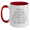 White/Red, variant on Gifts from Friends for Alaskan Malamute Dog Lovers - Funny Two Tone Coffee Mug, If My Alaskan Malamute Doesn't Like You, We Can't Be Friends. Birthday Unique Gifts