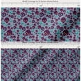 thumbnail image 2 of Soimoi Grey Cotton Cambric Fabric Skull Halloween Print Sewing Fabric Yard 56 Inch Wide, 2 of 7
