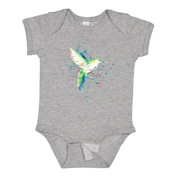 Inktastic Hummingbird Paint Splatter Boys or Girls Baby Bodysuit