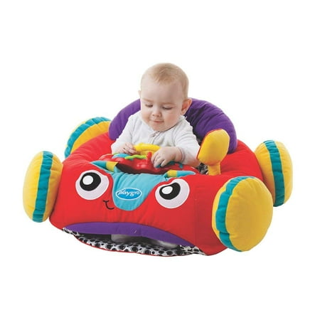 Playgro 0186362 Music and Lights Comfy Car (Red) for Baby Infant Toddler