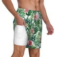 thumbnail image 3 of Picia Succulents 1 pattern Mens Swim Trunks with Compression Liner Stretch Beach Shorts Quick Dry with Zipper Pockets No-Chafing Board Shorts-Medium, 3 of 9
