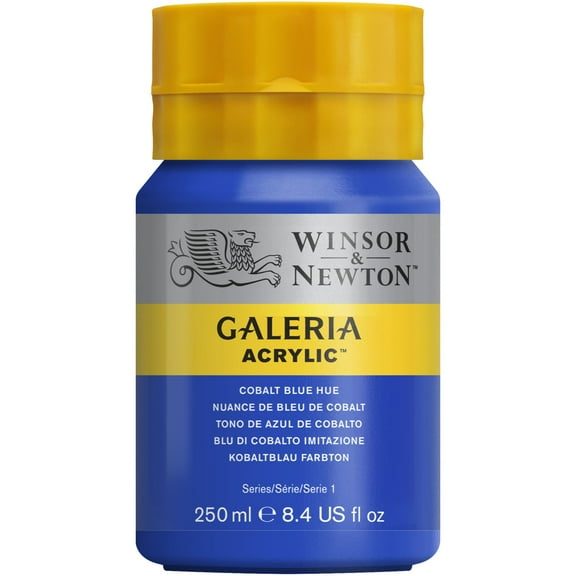 Winsor & Newton Galeria Acrylic, 250ml Squeeze Bottle, Cobalt Blue Hue